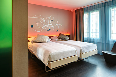 Zimmer mit 2 Betten Hotel Continental Park