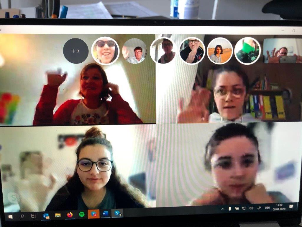 Projektwoche über Skype