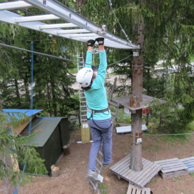 Einstiegstag in Davos Seilpark