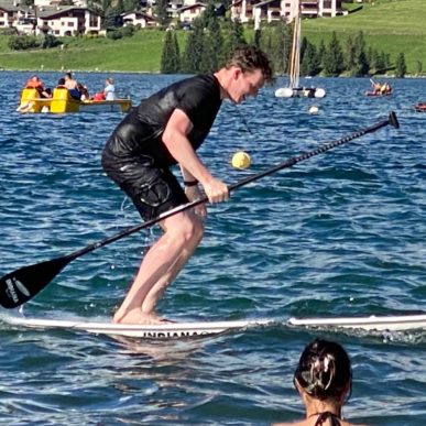 SUP am Davosersee